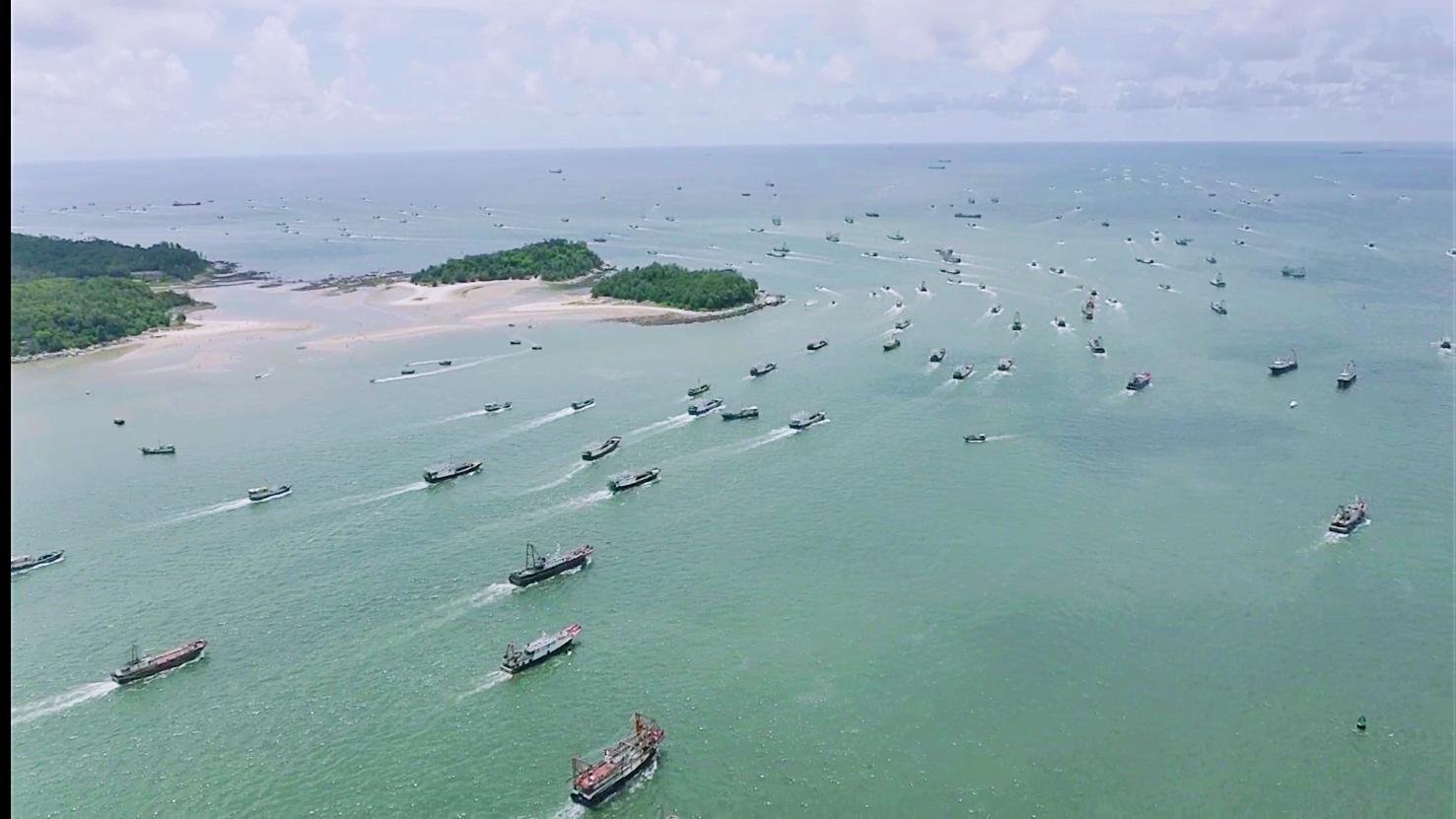 中國南海海上大閱兵視頻，展現(xiàn)海洋強國的力量與榮耀，中國南海海上大閱兵，展現(xiàn)海洋強國的力量與風采