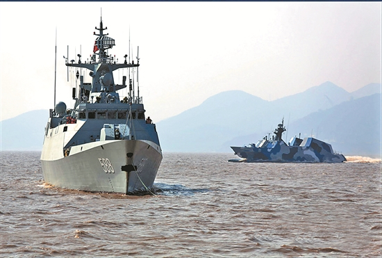 泉州艦全景圖片，揭示中國海軍力量的新篇章，中國海軍力量新篇章，泉州艦全景展示圖亮相