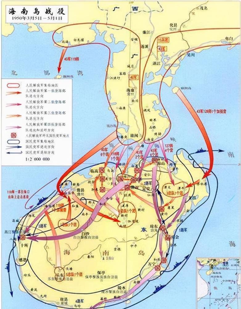 海南島戰(zhàn)役經(jīng)過圖及其歷史背景與意義，海南島戰(zhàn)役，經(jīng)過圖、歷史背景與深遠意義