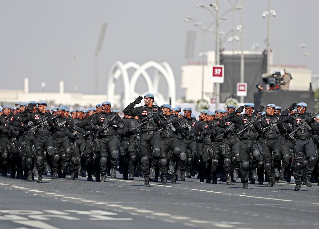 卡塔爾警察閱兵，展現(xiàn)國(guó)家力量與秩序的象征，卡塔爾警察閱兵，展現(xiàn)國(guó)家力量與秩序榮耀的瞬間