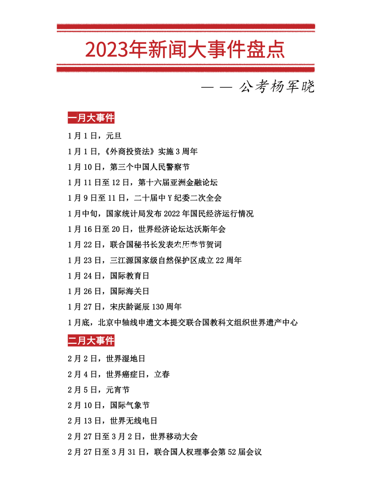 最近新聞大事件摘抄——聚焦2023年2月，聚焦2023年2月要聞回顧，時事大事件簡報