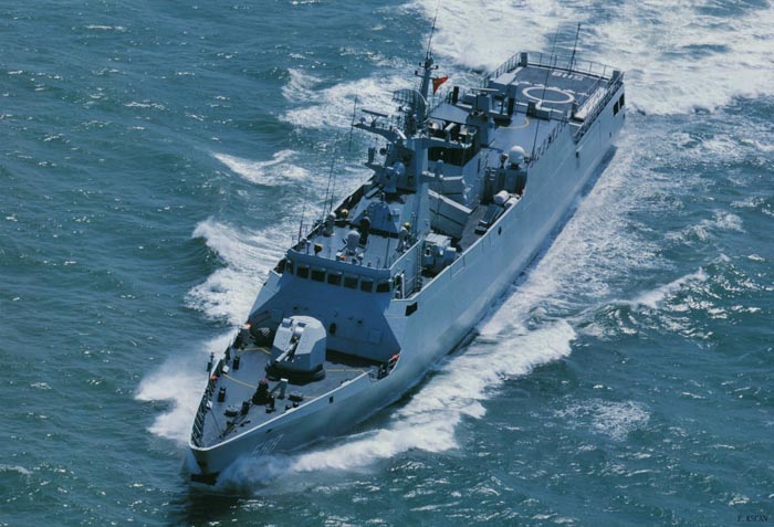 揭秘中國海軍新力量，056型護衛(wèi)艦588號，揭秘中國海軍新力量，056型護衛(wèi)艦588號亮相展實力