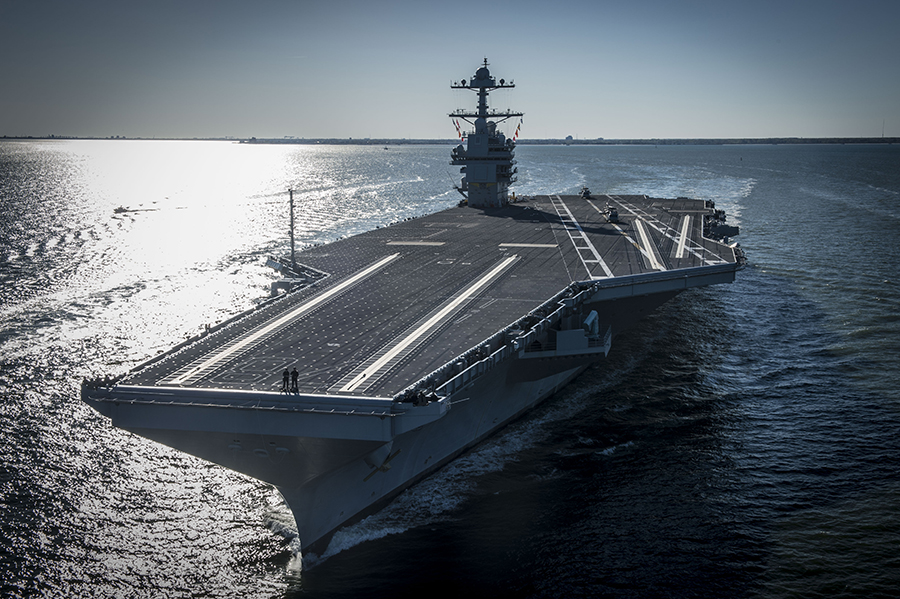 福特號航空母艦正式服役，引領海上力量的新時代，福特號航空母艦正式服役，引領海上力量新時代