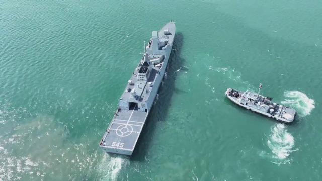 河源艦，中國海軍的新生力量，河源艦，中國海軍的新生力量亮相