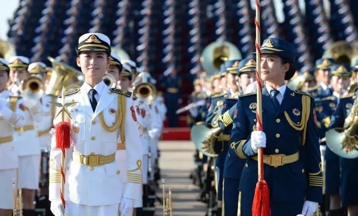 中國人民解放軍儀仗隊女兵海軍圖片，榮耀與力量的象征，中國人民解放軍儀仗隊女兵海軍圖片，榮耀與力量的展現(xiàn)