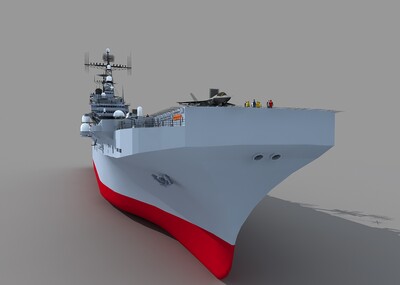 黃蜂級兩棲攻擊艦的3DMax建模探索，黃蜂級兩棲攻擊艦的3DMax建模詳解