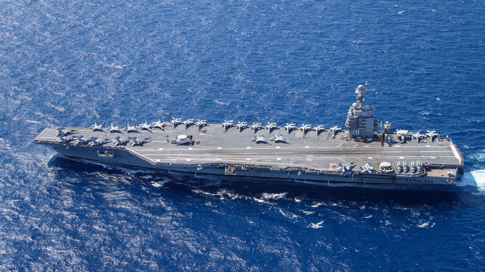 美國海軍大西洋艦隊之福特號航空母艦，力量的象征與技術的結晶，美國海軍大西洋艦隊福特號航空母艦，力量象征與技術結晶