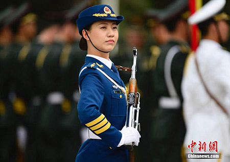 解放軍女儀仗隊(duì)軍服，榮耀與責(zé)任的象征，解放軍女儀仗隊(duì)軍服，榮耀與責(zé)任的標(biāo)志