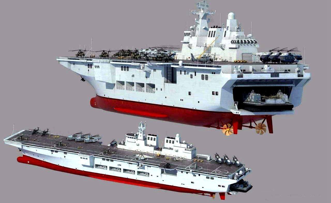 中國(guó)海軍新篇章，075型兩棲攻擊艦的四重力量，中國(guó)海軍新篇章，四重力量揭秘075型兩棲攻擊艦的崛起
