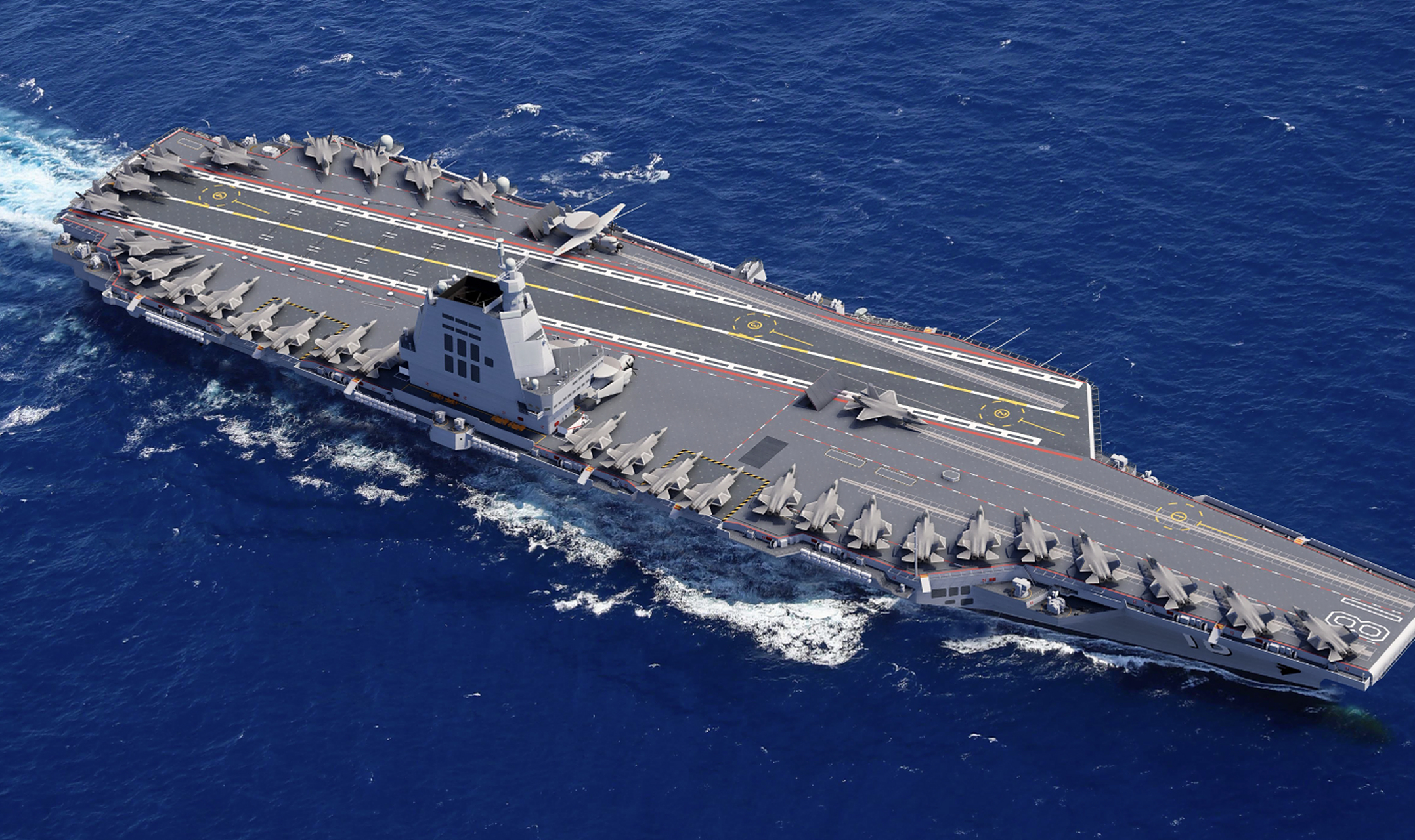 福建艦航母，中國(guó)海軍新時(shí)代的驕傲，中國(guó)海軍新時(shí)代的驕傲——福建艦航母