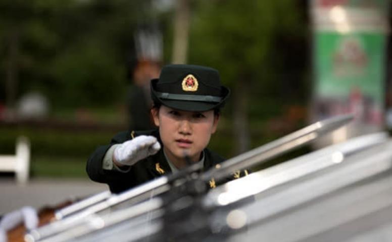 三軍儀仗隊(duì)中的璀璨明珠——程誠軍花，三軍儀仗隊(duì)中的璀璨明珠，程誠軍花風(fēng)采展