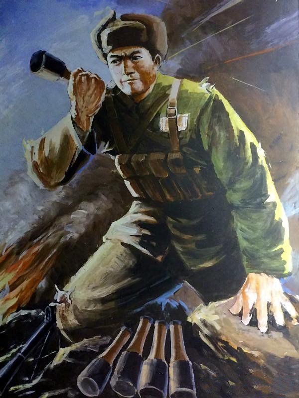 抗美援朝英雄人物故事——黃繼光的故事，抗美援朝英雄黃繼光的故事，英勇事跡永垂不朽