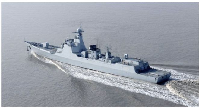 關(guān)于中國(guó)海軍艦艇052D的排水噸位分析，中國(guó)海軍艦艇052D的排水噸位詳解